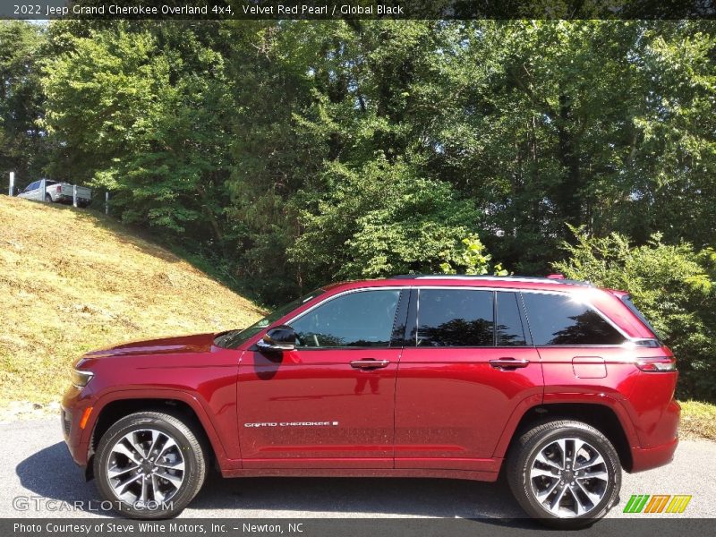  2022 Grand Cherokee Overland 4x4 Velvet Red Pearl