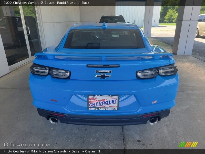 Rapid Blue / Jet Black 2022 Chevrolet Camaro SS Coupe