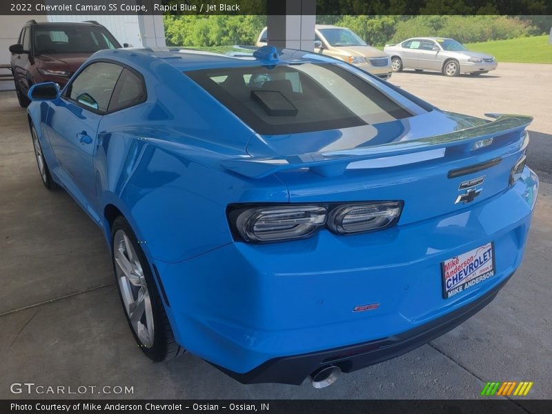 Rapid Blue / Jet Black 2022 Chevrolet Camaro SS Coupe