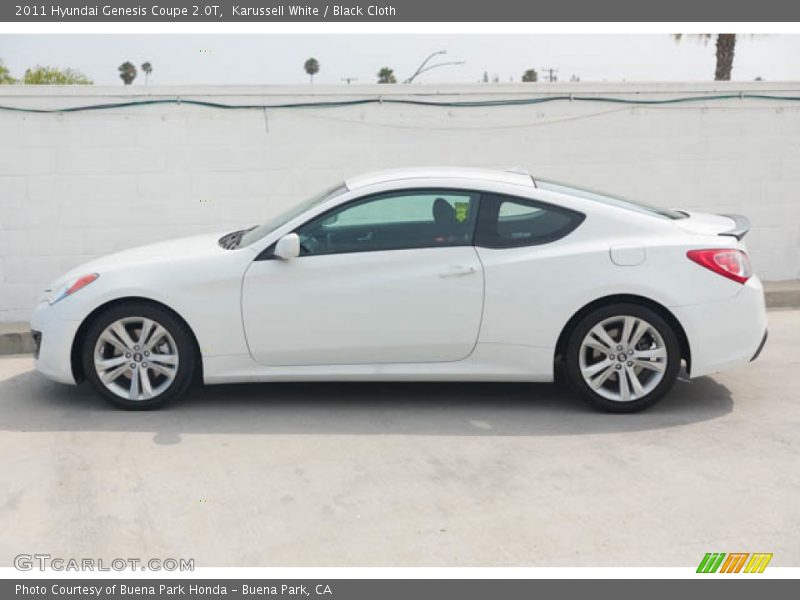 Karussell White / Black Cloth 2011 Hyundai Genesis Coupe 2.0T