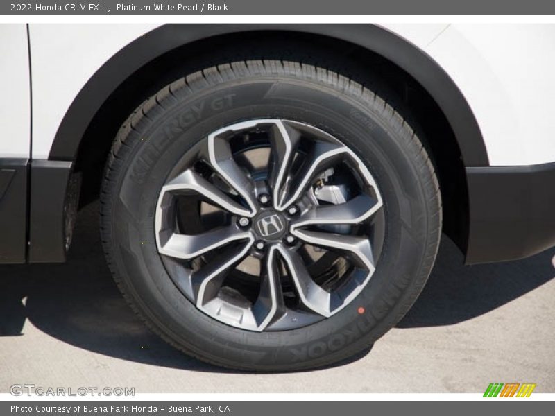 Platinum White Pearl / Black 2022 Honda CR-V EX-L