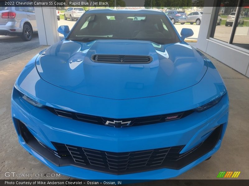 Rapid Blue / Jet Black 2022 Chevrolet Camaro SS Coupe