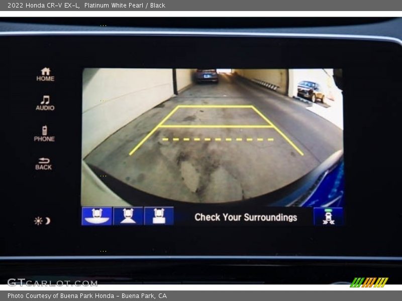 Platinum White Pearl / Black 2022 Honda CR-V EX-L