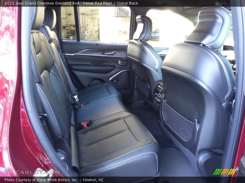 Rear Seat of 2022 Grand Cherokee Overland 4x4