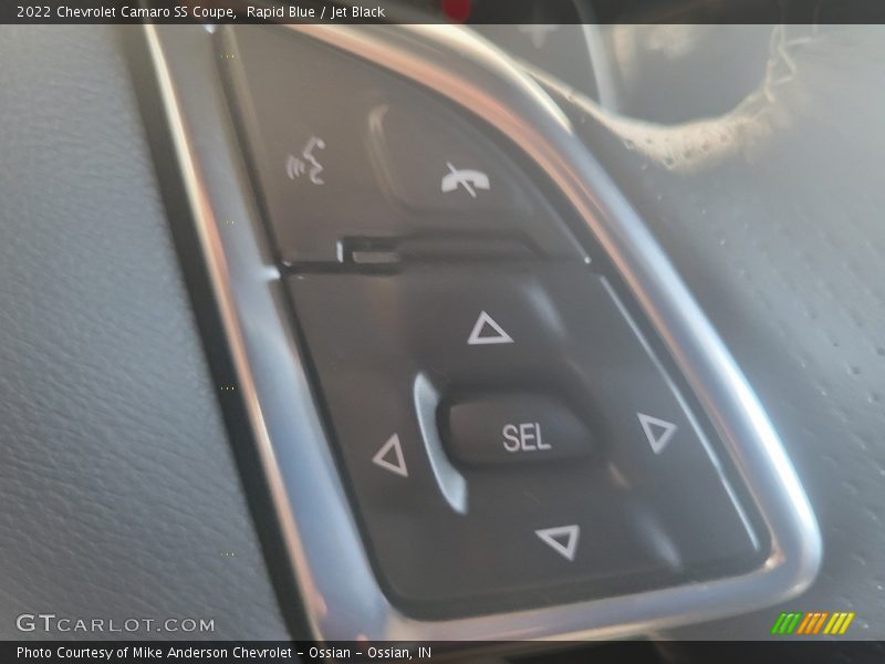 Rapid Blue / Jet Black 2022 Chevrolet Camaro SS Coupe