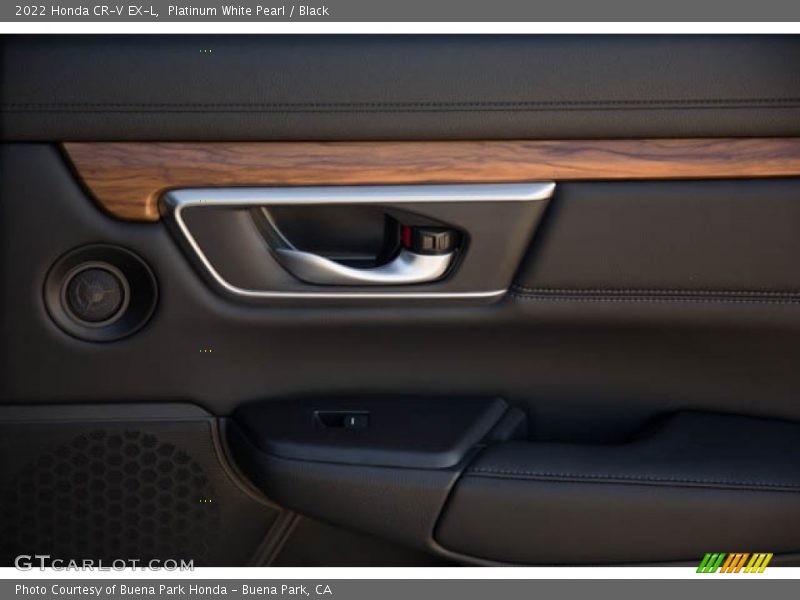 Platinum White Pearl / Black 2022 Honda CR-V EX-L