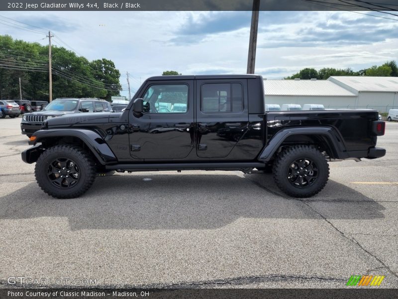 Black / Black 2022 Jeep Gladiator Willys 4x4