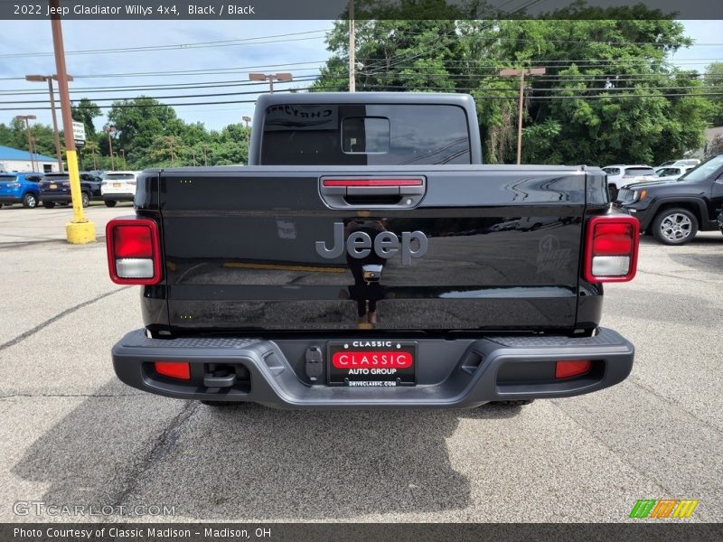 Black / Black 2022 Jeep Gladiator Willys 4x4