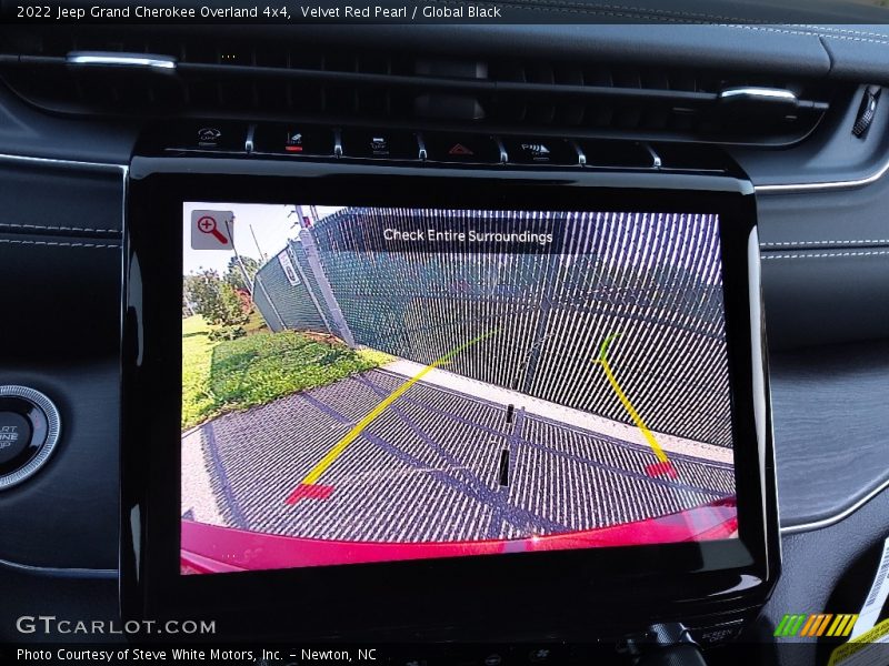Velvet Red Pearl / Global Black 2022 Jeep Grand Cherokee Overland 4x4
