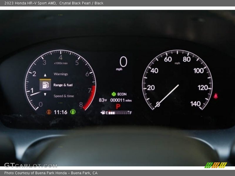  2023 HR-V Sport AWD Sport AWD Gauges