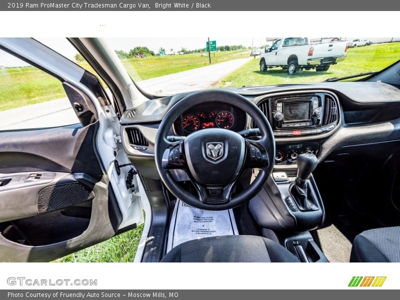 Bright White / Black 2019 Ram ProMaster City Tradesman Cargo Van