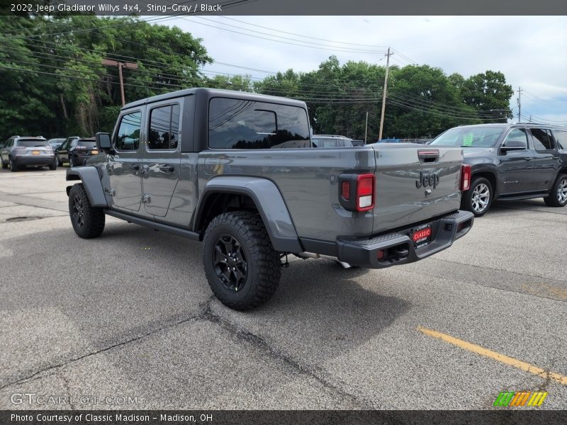 Sting-Gray / Black 2022 Jeep Gladiator Willys 4x4