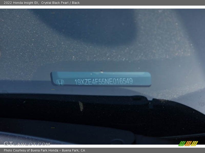Crystal Black Pearl / Black 2022 Honda Insight EX