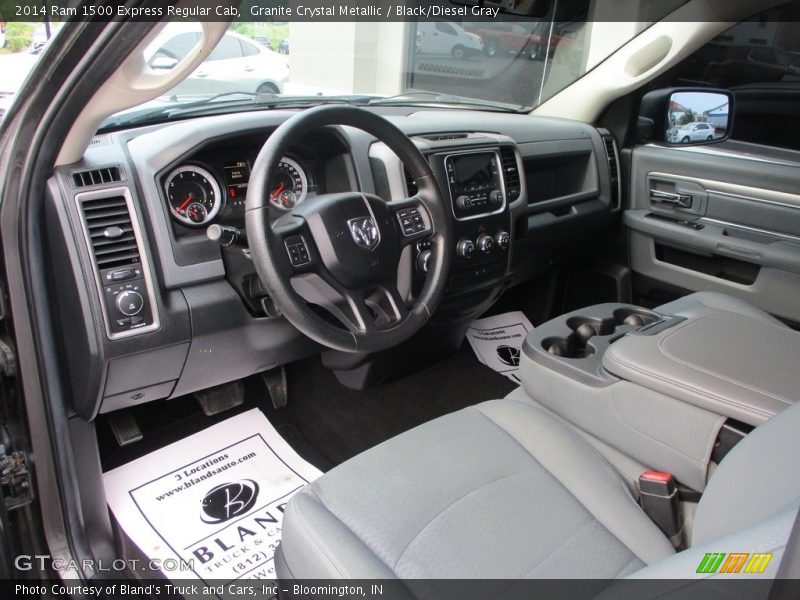 Granite Crystal Metallic / Black/Diesel Gray 2014 Ram 1500 Express Regular Cab
