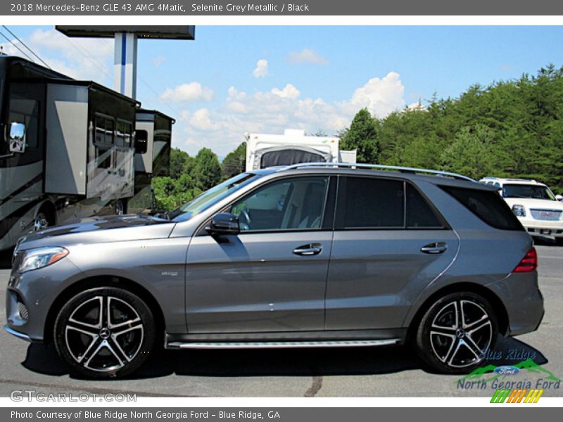 Selenite Grey Metallic / Black 2018 Mercedes-Benz GLE 43 AMG 4Matic