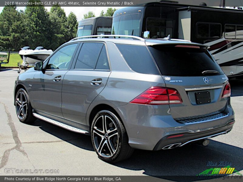 Selenite Grey Metallic / Black 2018 Mercedes-Benz GLE 43 AMG 4Matic