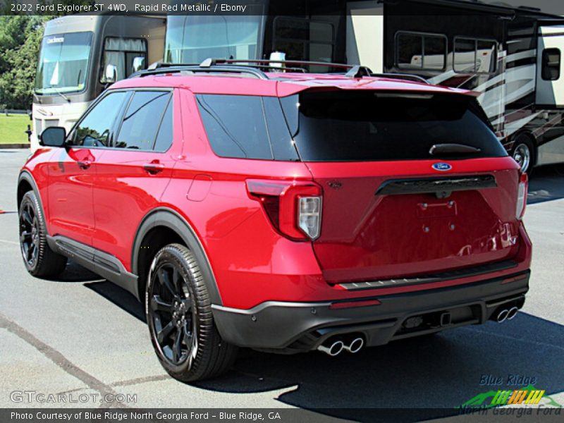 Rapid Red Metallic / Ebony 2022 Ford Explorer ST 4WD