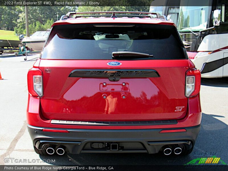Rapid Red Metallic / Ebony 2022 Ford Explorer ST 4WD
