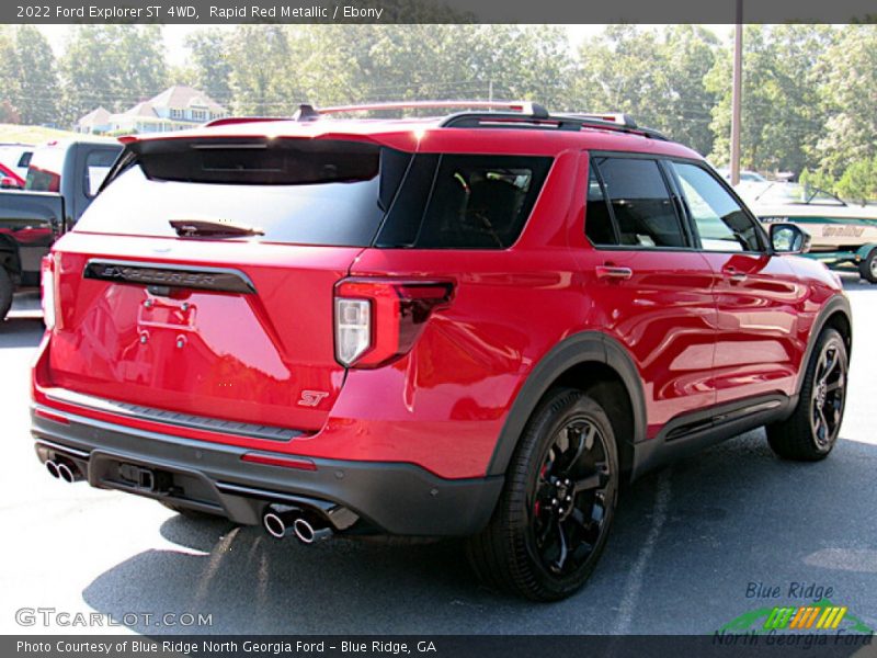 Rapid Red Metallic / Ebony 2022 Ford Explorer ST 4WD