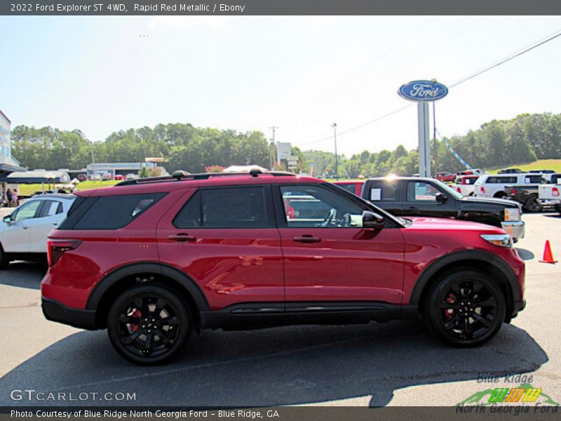 Rapid Red Metallic / Ebony 2022 Ford Explorer ST 4WD