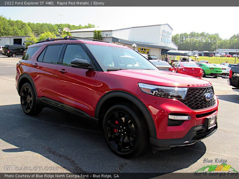 Rapid Red Metallic / Ebony 2022 Ford Explorer ST 4WD