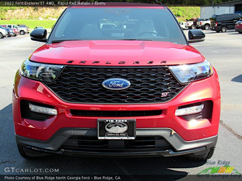 Rapid Red Metallic / Ebony 2022 Ford Explorer ST 4WD