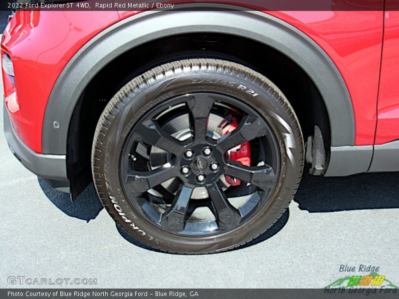 Rapid Red Metallic / Ebony 2022 Ford Explorer ST 4WD