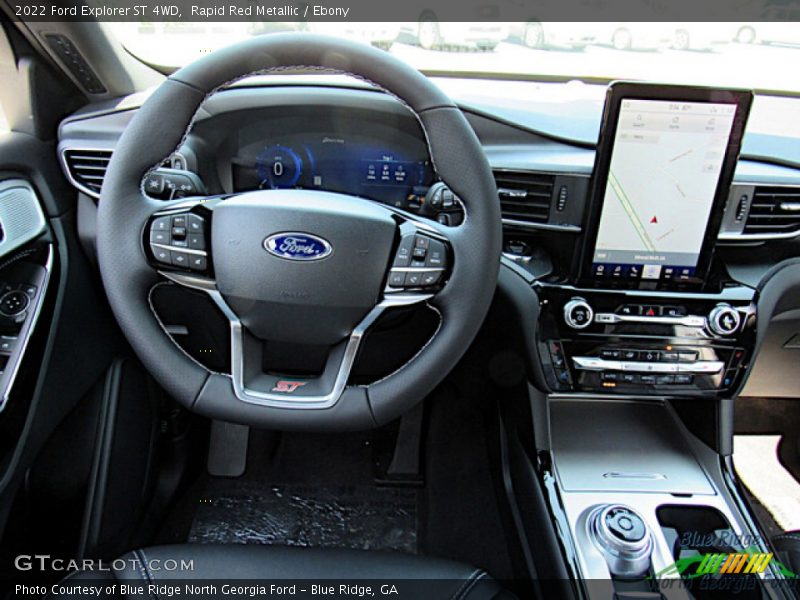 Rapid Red Metallic / Ebony 2022 Ford Explorer ST 4WD
