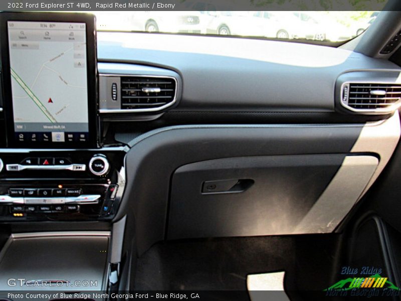 Rapid Red Metallic / Ebony 2022 Ford Explorer ST 4WD