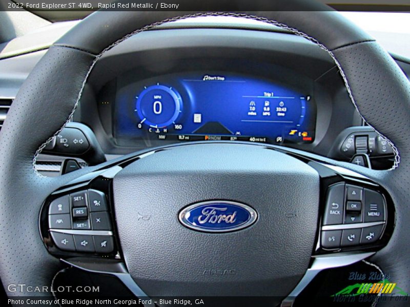 Rapid Red Metallic / Ebony 2022 Ford Explorer ST 4WD