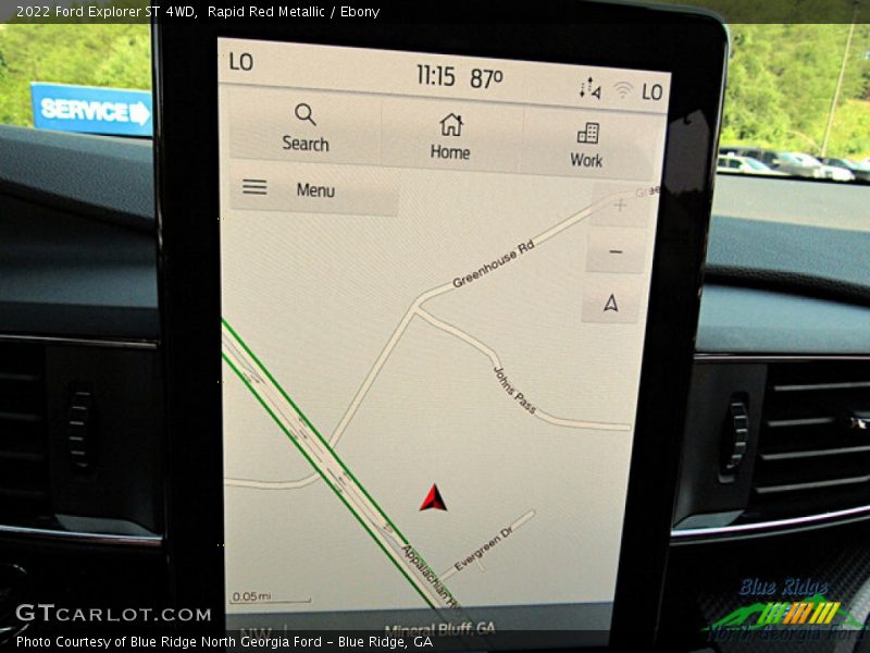 Rapid Red Metallic / Ebony 2022 Ford Explorer ST 4WD