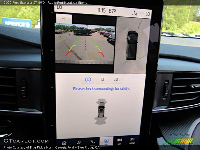 Rapid Red Metallic / Ebony 2022 Ford Explorer ST 4WD