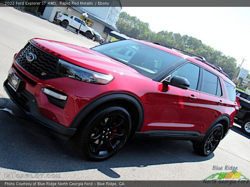 Rapid Red Metallic / Ebony 2022 Ford Explorer ST 4WD
