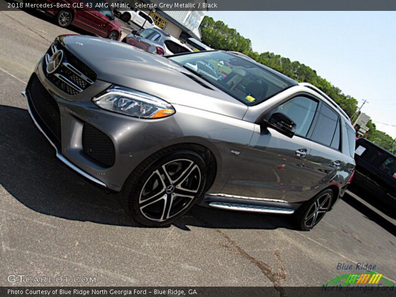 Selenite Grey Metallic / Black 2018 Mercedes-Benz GLE 43 AMG 4Matic