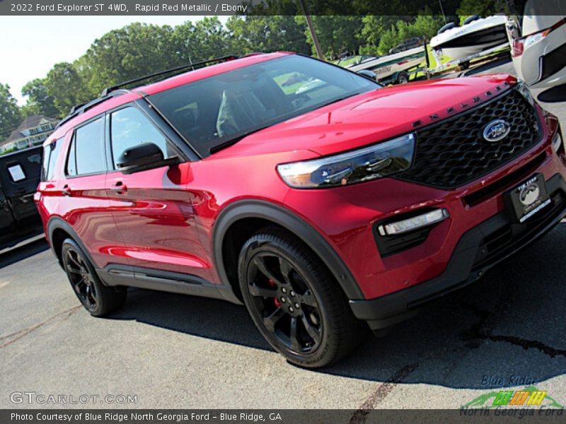 Rapid Red Metallic / Ebony 2022 Ford Explorer ST 4WD