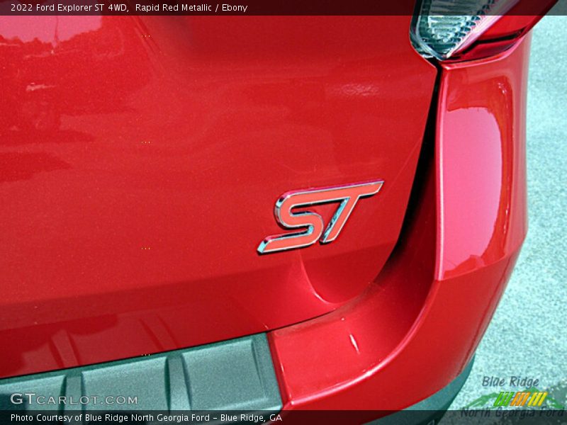 Rapid Red Metallic / Ebony 2022 Ford Explorer ST 4WD