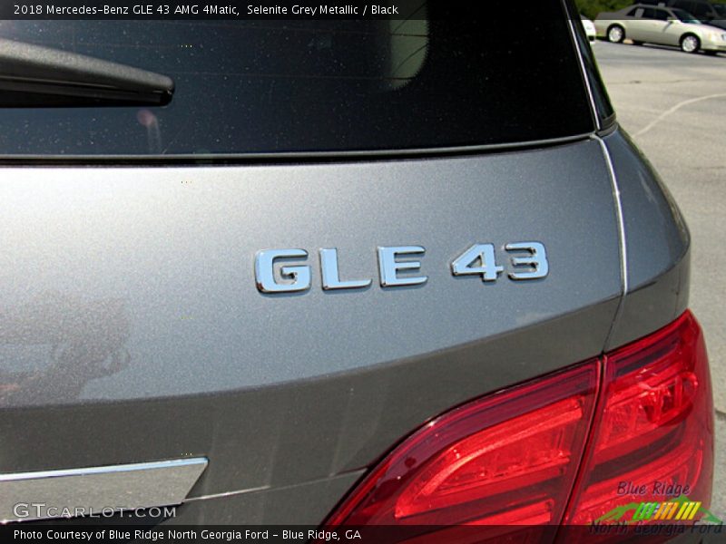 Selenite Grey Metallic / Black 2018 Mercedes-Benz GLE 43 AMG 4Matic