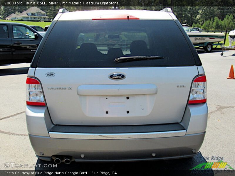 Silver Birch Metallic / Medium Light Stone 2008 Ford Taurus X SEL