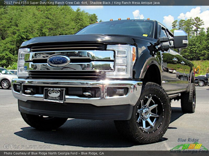 Shadow Black / King Ranch Mesa Antique Java 2017 Ford F350 Super Duty King Ranch Crew Cab 4x4