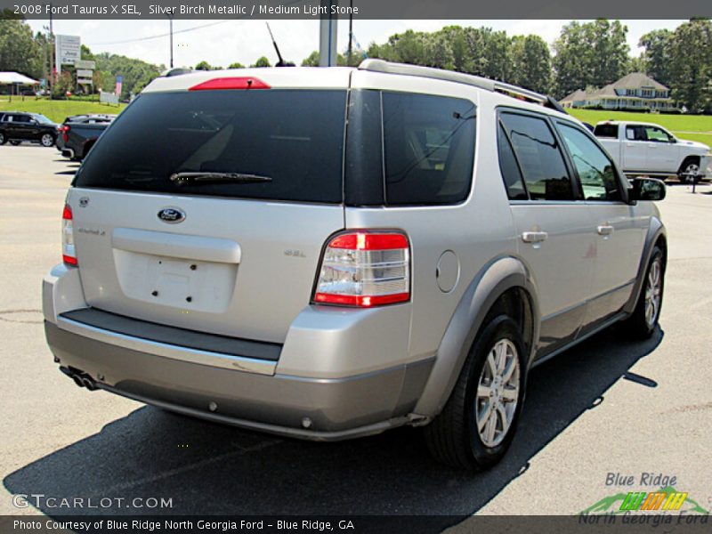 Silver Birch Metallic / Medium Light Stone 2008 Ford Taurus X SEL