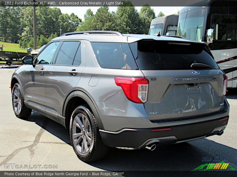 Carbonized Gray Metallic / Light Slate 2022 Ford Explorer XLT 4WD