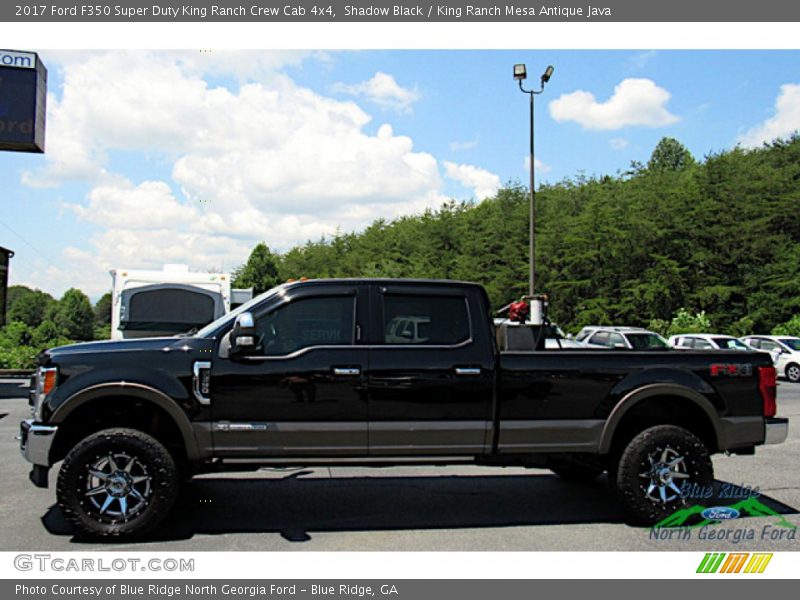 Shadow Black / King Ranch Mesa Antique Java 2017 Ford F350 Super Duty King Ranch Crew Cab 4x4