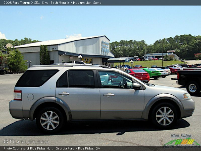Silver Birch Metallic / Medium Light Stone 2008 Ford Taurus X SEL