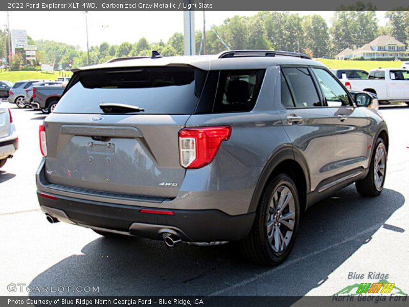 Carbonized Gray Metallic / Light Slate 2022 Ford Explorer XLT 4WD