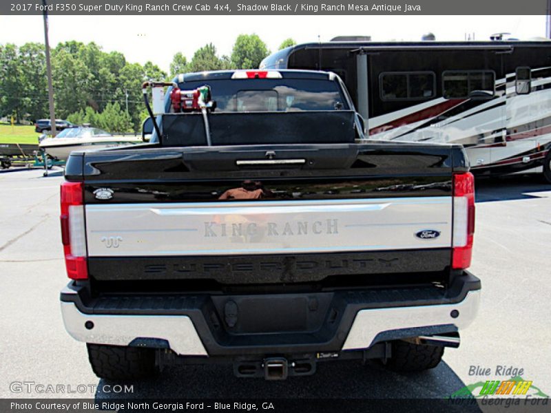 Shadow Black / King Ranch Mesa Antique Java 2017 Ford F350 Super Duty King Ranch Crew Cab 4x4