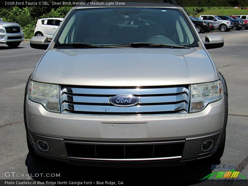 Silver Birch Metallic / Medium Light Stone 2008 Ford Taurus X SEL