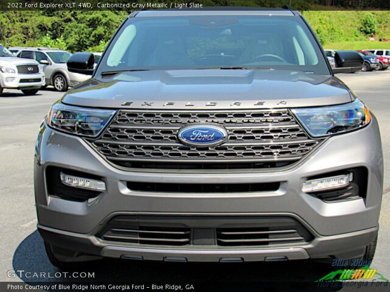 Carbonized Gray Metallic / Light Slate 2022 Ford Explorer XLT 4WD