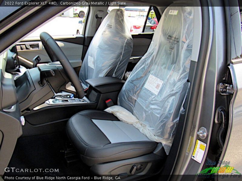 Carbonized Gray Metallic / Light Slate 2022 Ford Explorer XLT 4WD
