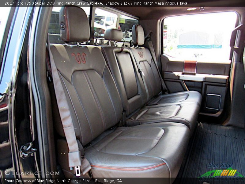 Shadow Black / King Ranch Mesa Antique Java 2017 Ford F350 Super Duty King Ranch Crew Cab 4x4