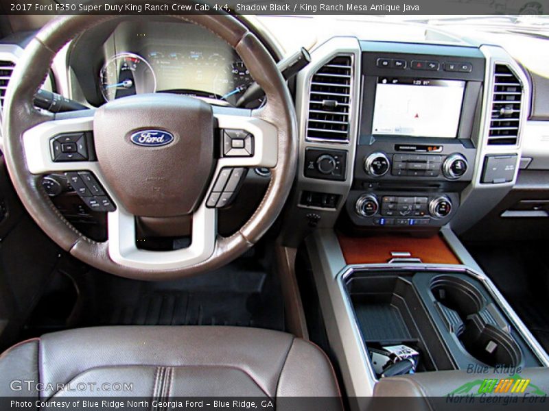 Shadow Black / King Ranch Mesa Antique Java 2017 Ford F350 Super Duty King Ranch Crew Cab 4x4